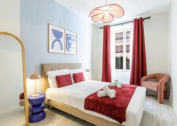 דירה Ambiance Douce Et Elegante A Liberation ניס